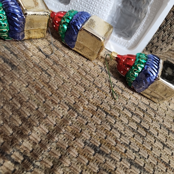 Vintage Holiday Time Doll Gift Glass Ornaments Handcrafted Glass Beautiful Clean - Picture 7 of 8